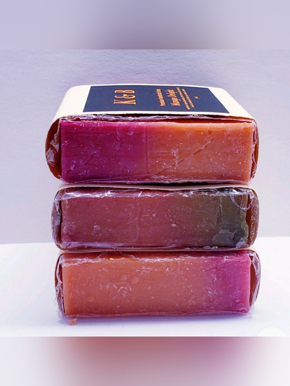 MANGO DELIGHT Premium Handmade Natural Body Bar Soap, 5 oz (3 Pcs)